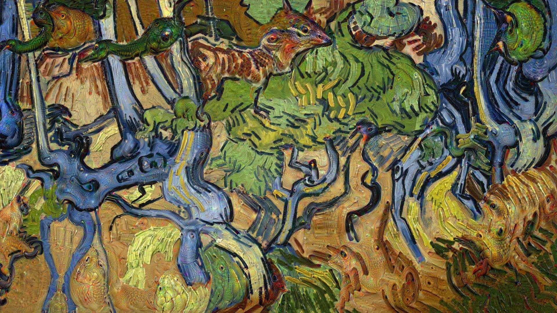 jungle... tree roots vincent van gogh 1890