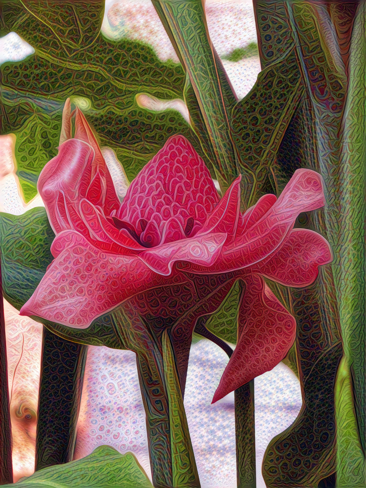 Tropical Pink Bloom