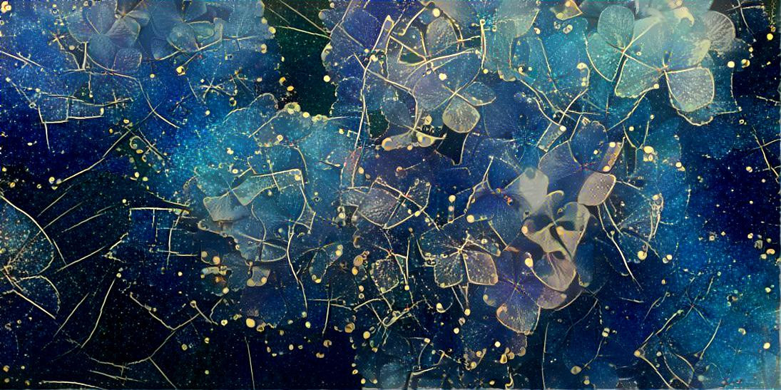 Hydrangea In Space