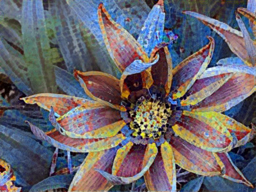 Mosaic flower