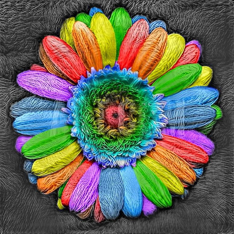 Rainbow Daisy