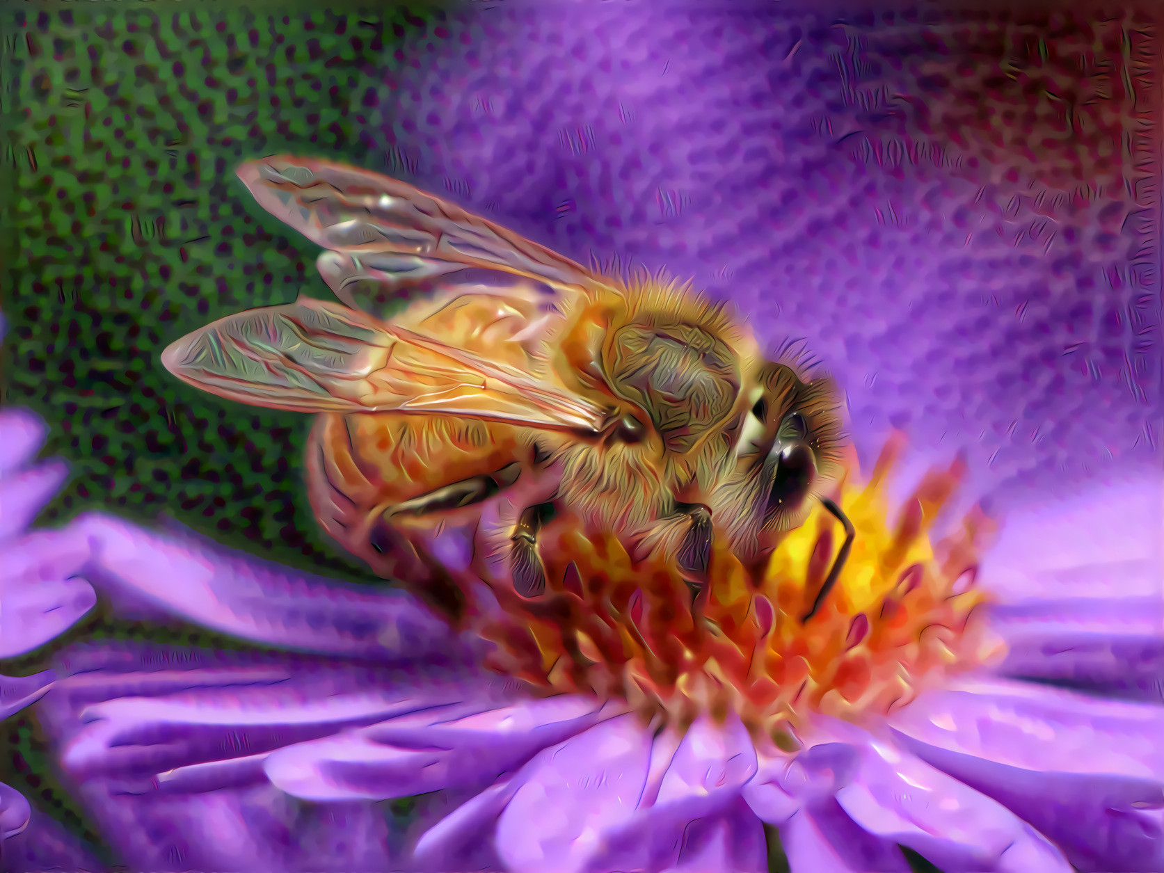 Bee on Aster