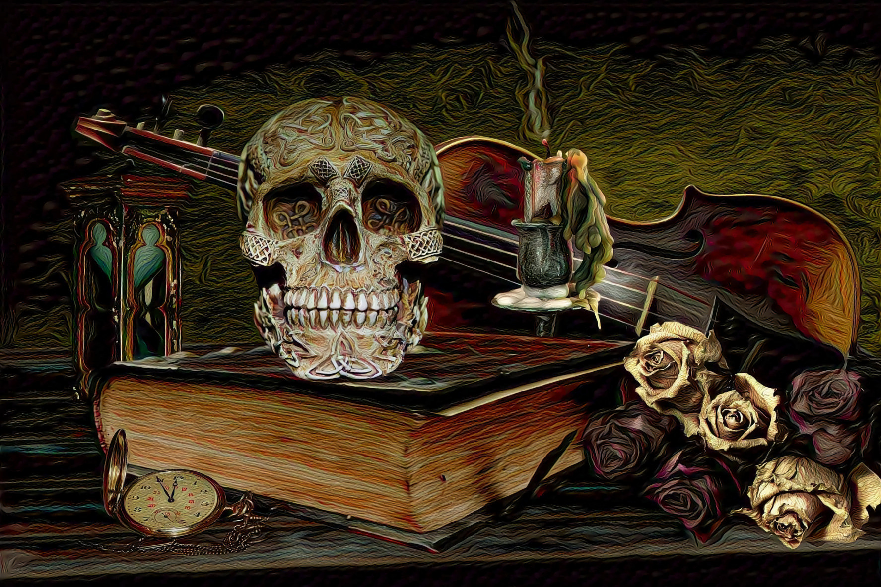 Vanitas Death Skull, Still-Life