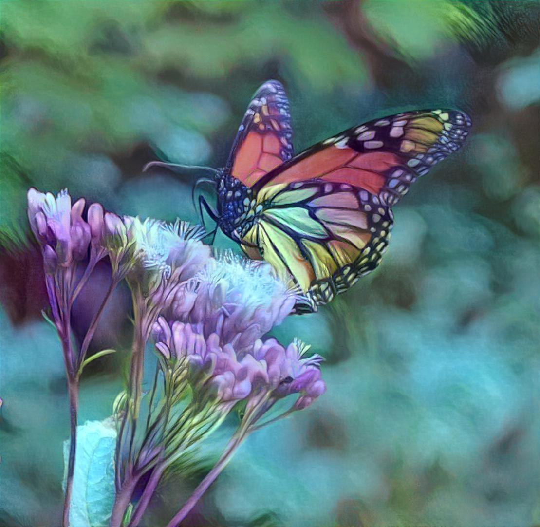 rainbow butterfly