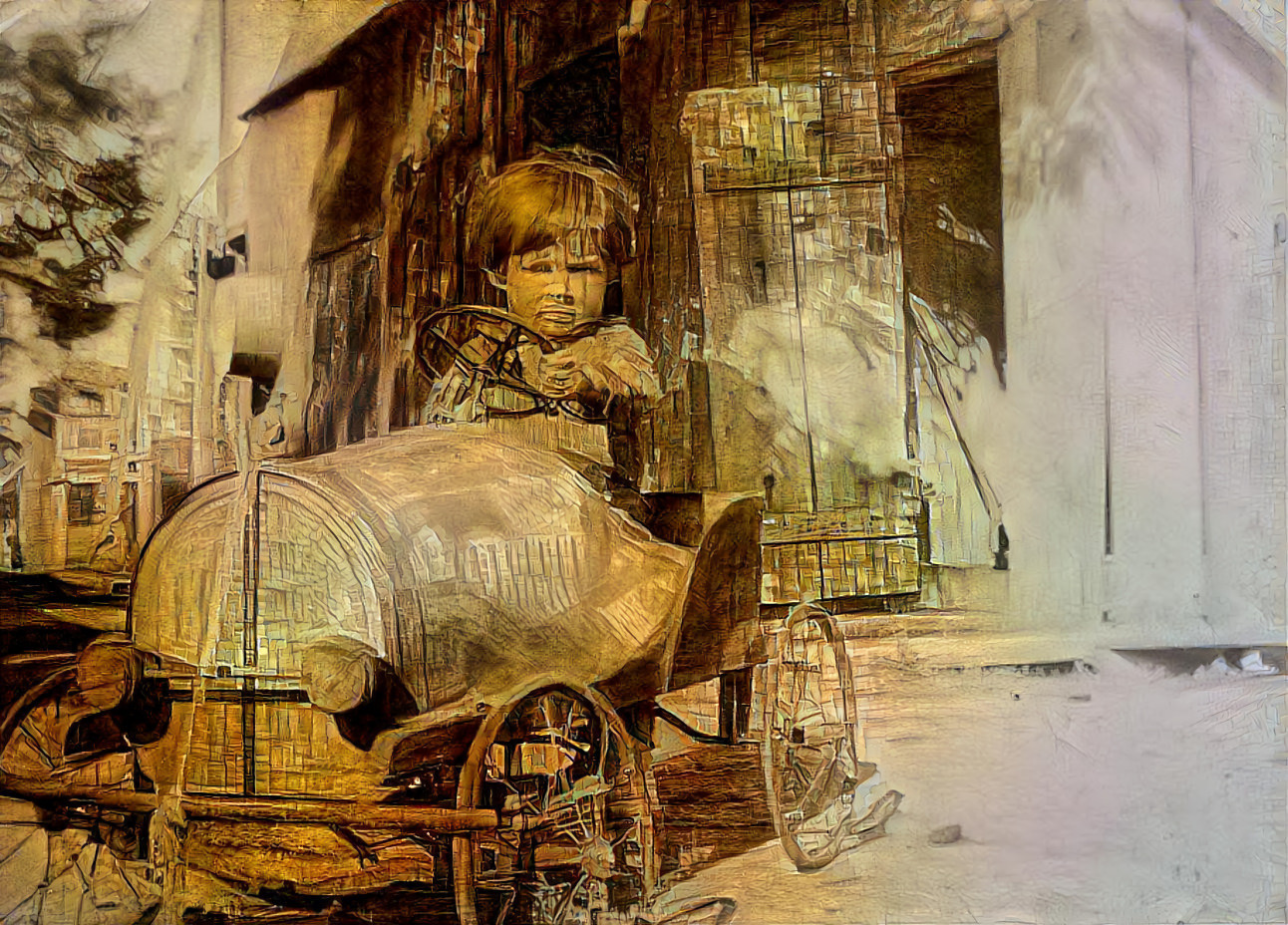 Vintage Kids & Cars Series №.4