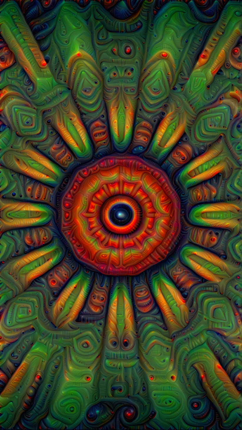 Deep dream mandala✨