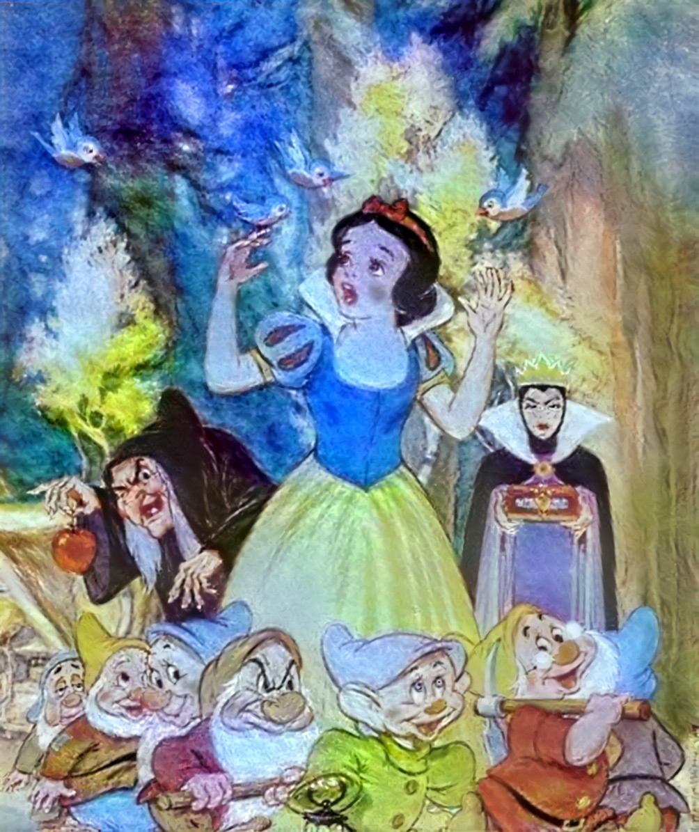 Snow White meets Chagall