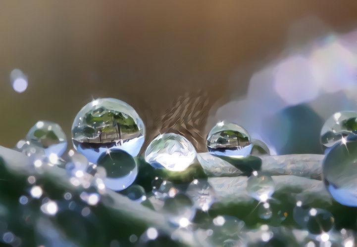 Dew drops