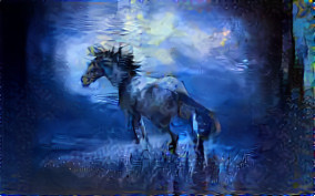 Horse at Night