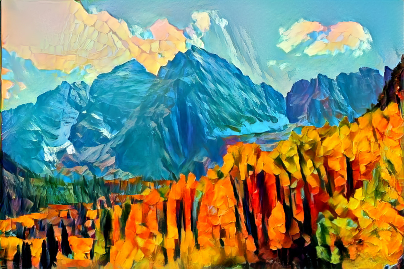 Maroon Bells Painting