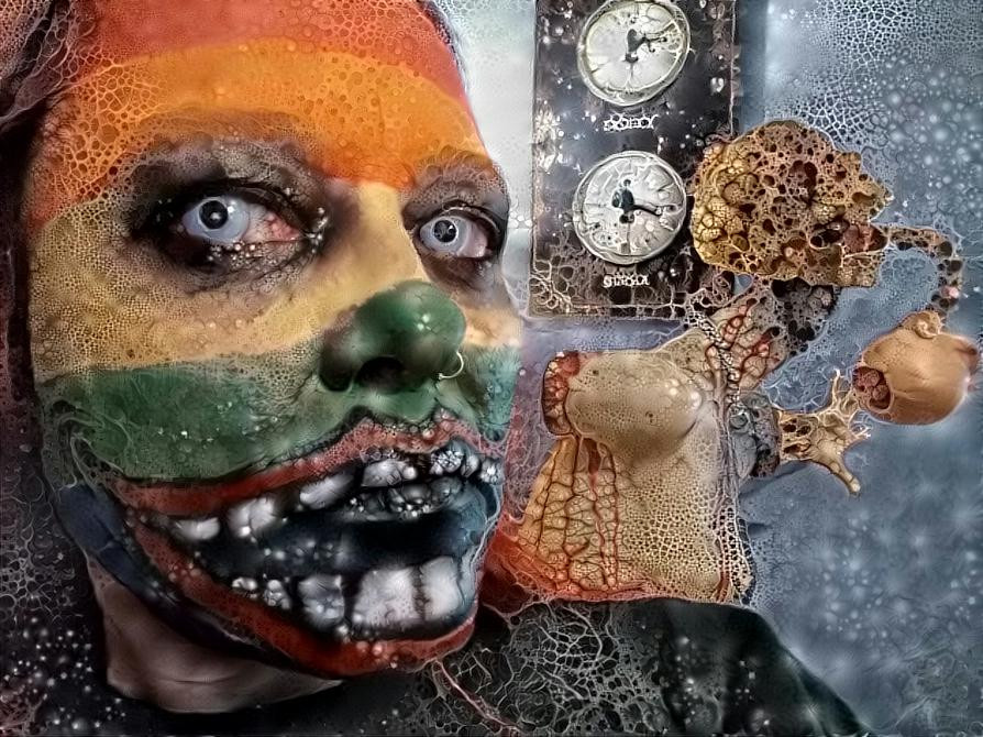 Zombie Pride- SFX makeup I did for Pride Week last year.