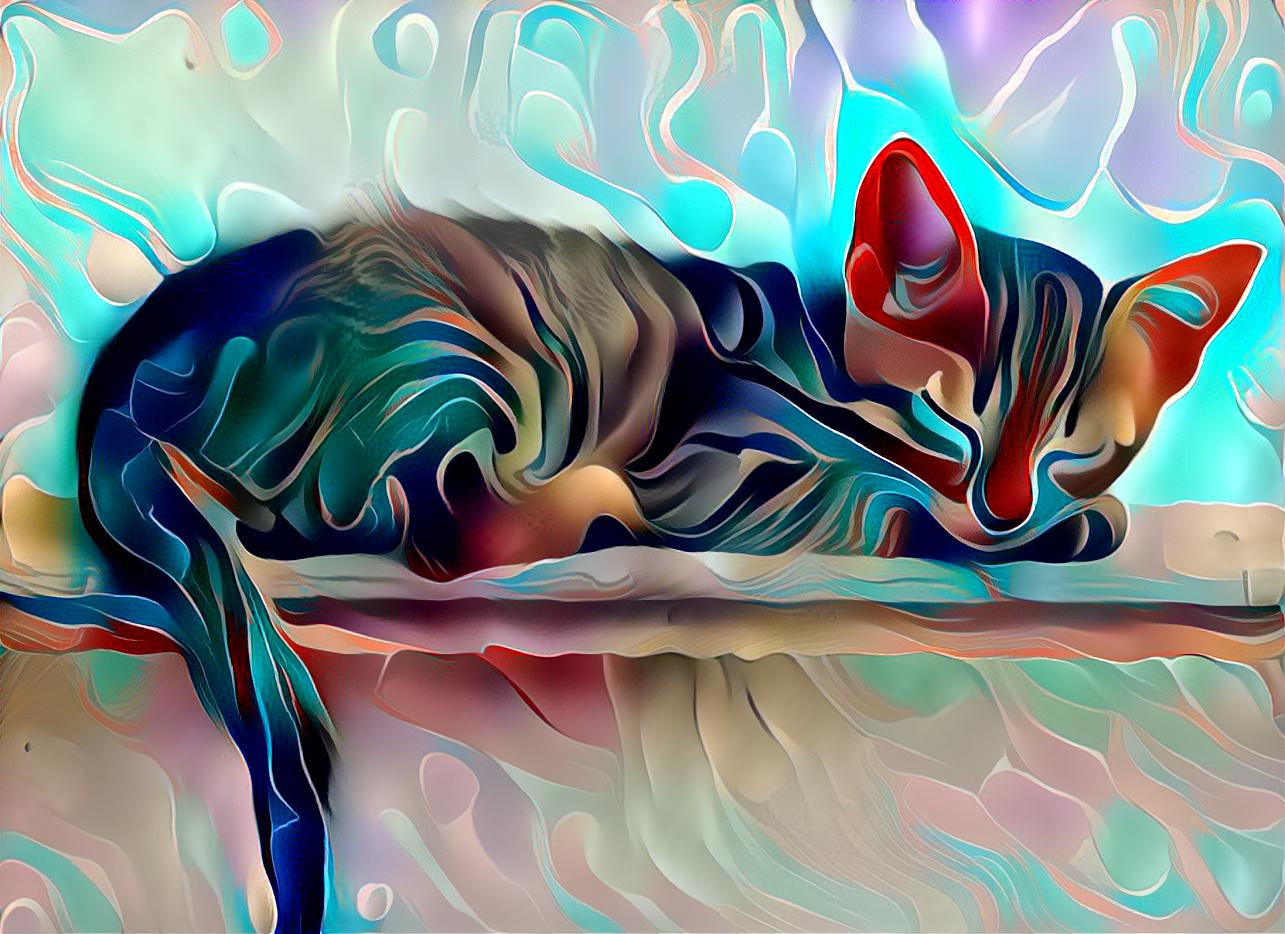 Cats make colorful dreams 2