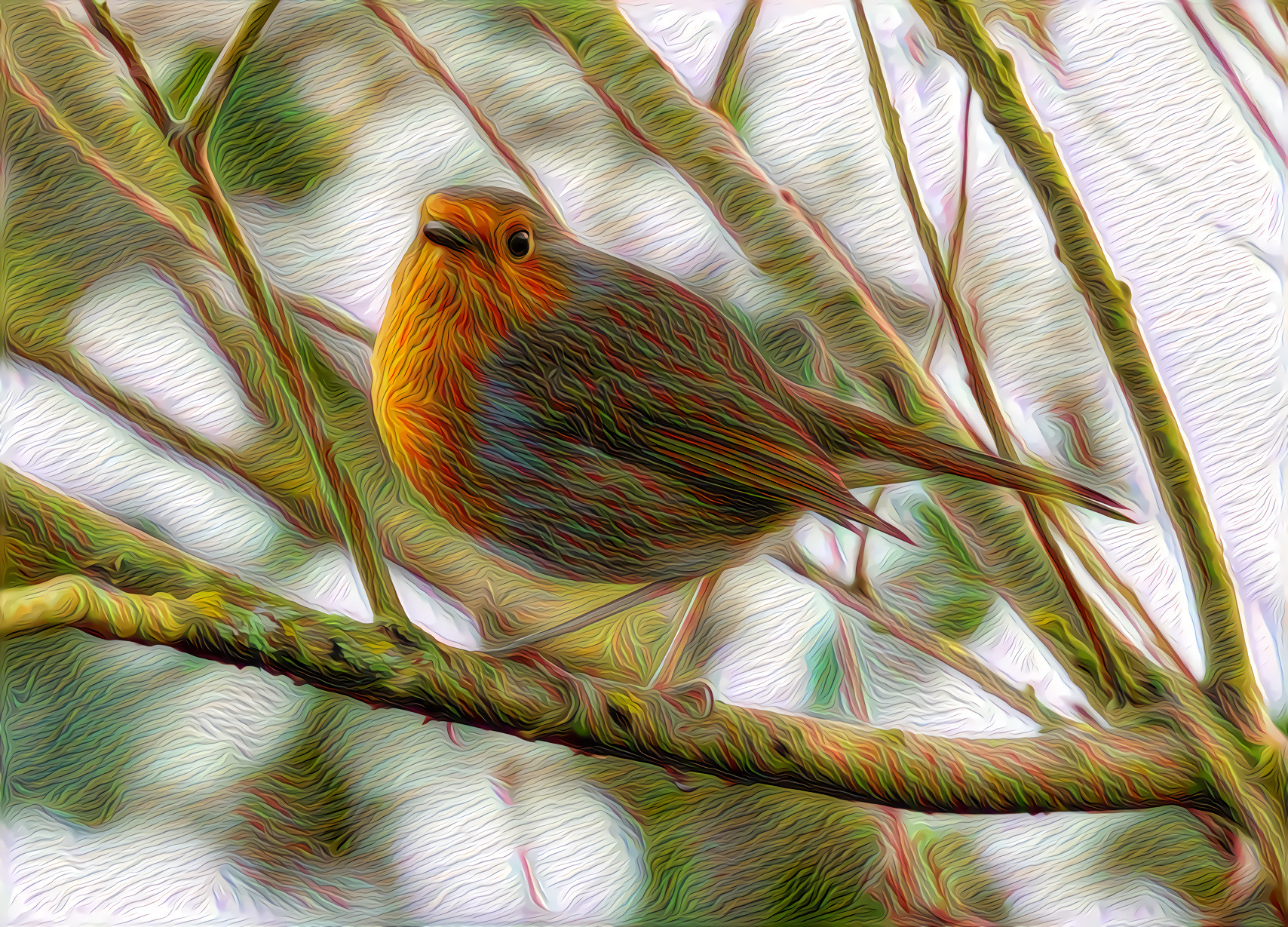 Robin Redbreast in a tree