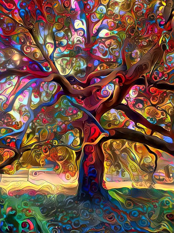 Psychedelic tree