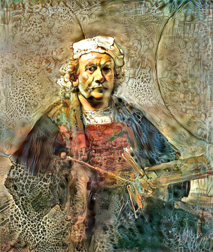 Rembrandt: Self-portrait with palette