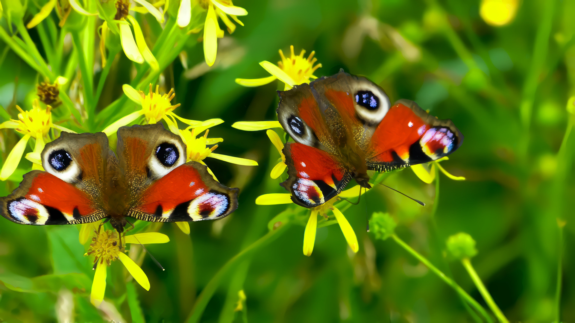 Peacock Butterflies