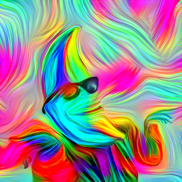 Rainbow swirl