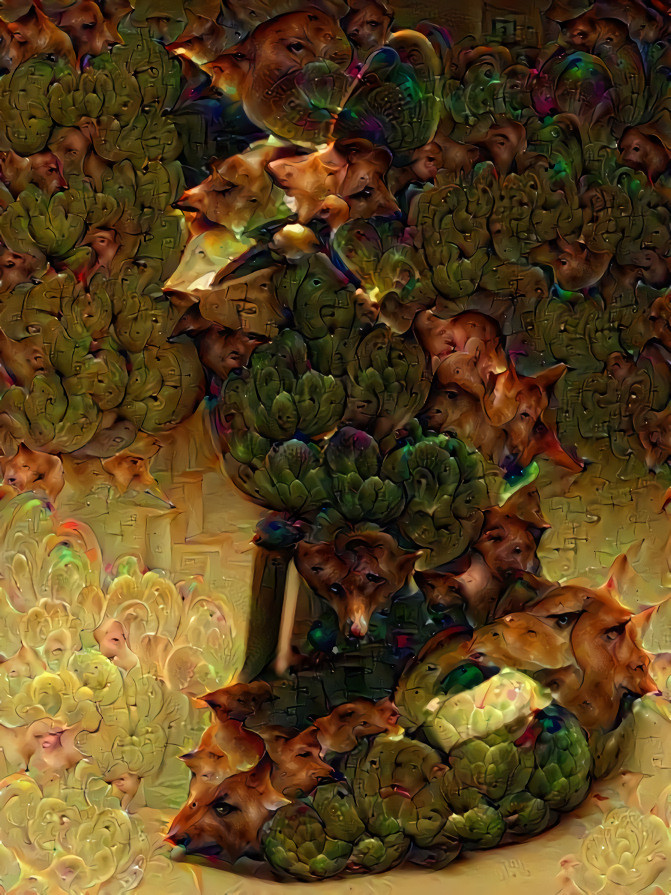 EGYPTIAN GOD ANUBIS -experiment w/ Crystals and a few trips deeper results from deep dream