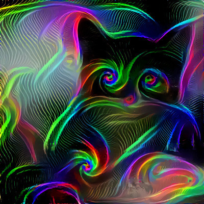 Trippy Rainbow Kitty