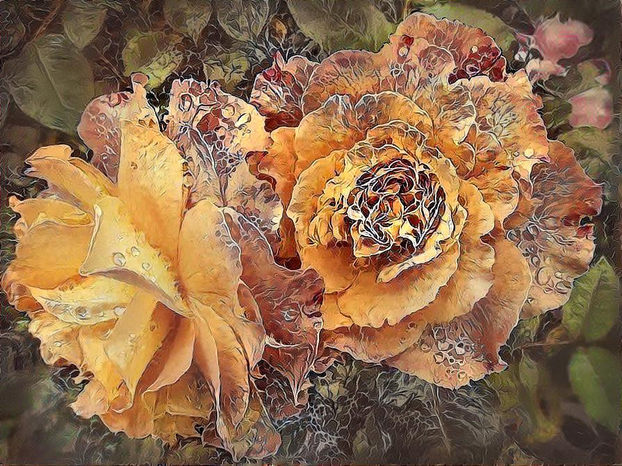 Autumn roses