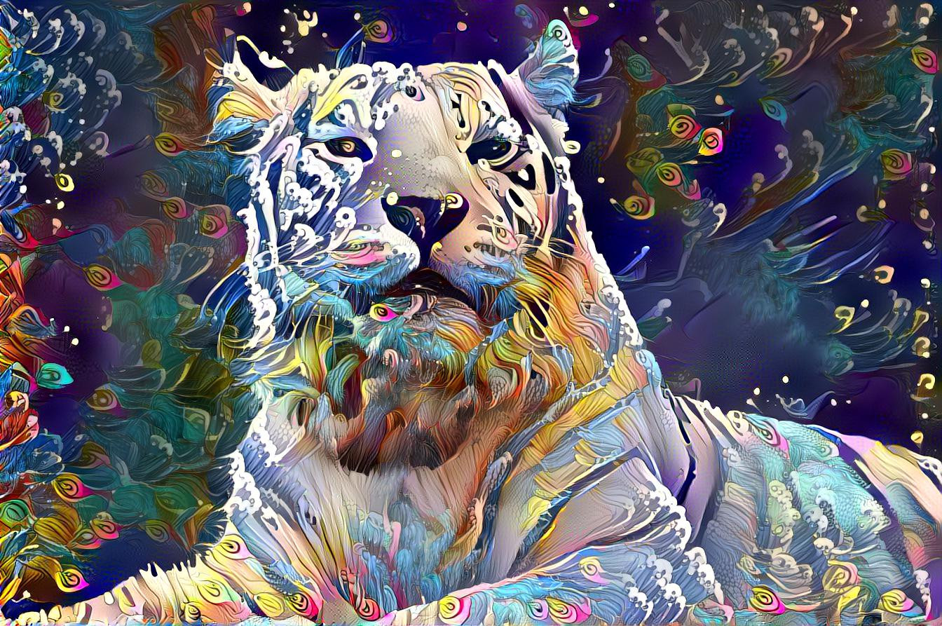 Redreaming Extinction Series: White Tiger