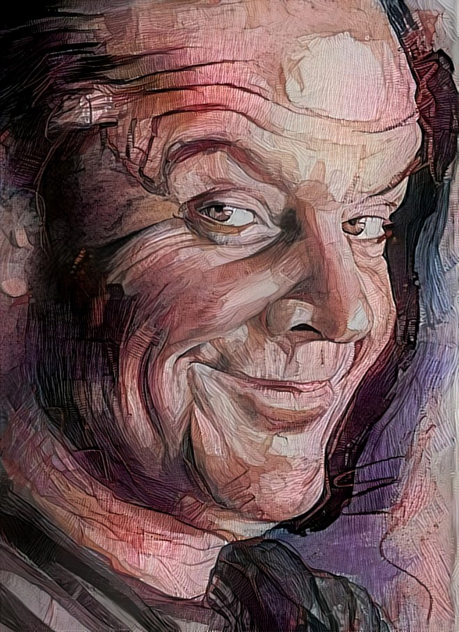 ''Enigmatic'' _ source: ''Jack Nicholson'' - artwork by Ron Wood _ (200423)