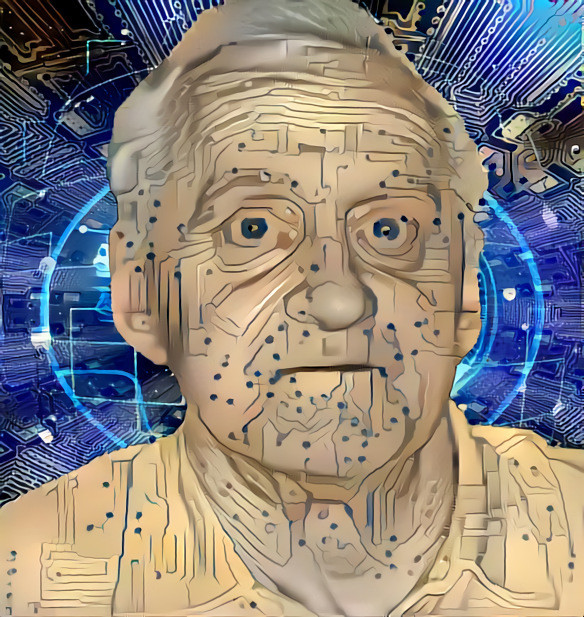 Kenneth Wayne Wacholtz 1939-2007 My Dad, 11 years this month since he passed on. This was an experimental 'controlled' dream. Study the Source and the Style to see what I did. I'm very pleased with the outcome as this was my 1st attempt on this.