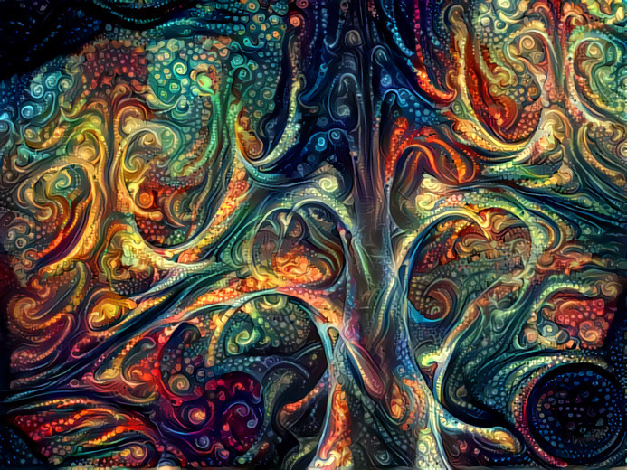 Abstract Enchanted Wood