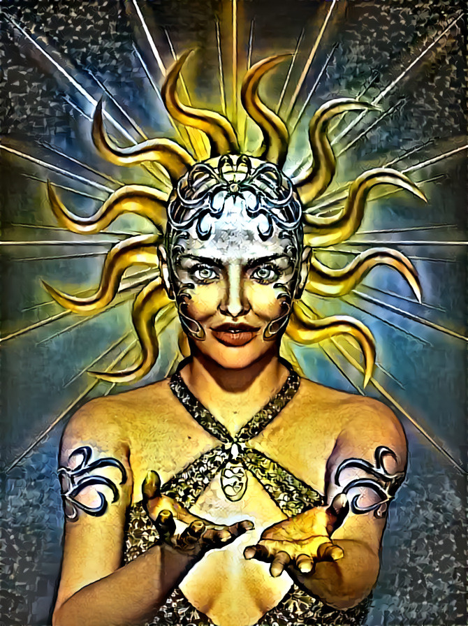 ''The energy giver'' _ source: ''Sun Goddess'' - artwork by Britta Glodde _ (200119)