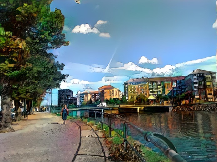 Lady between bridges #malmö #canal and passages v.2