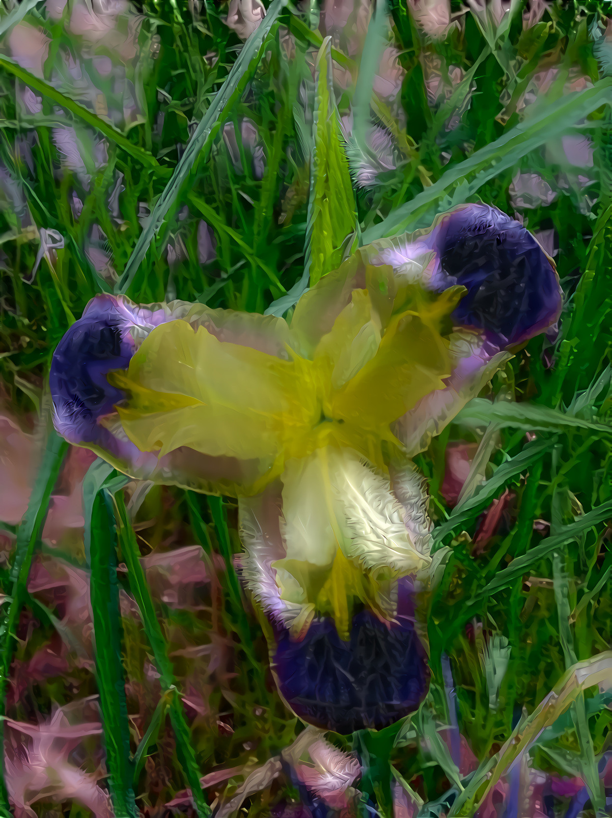 Iris Widow Flower