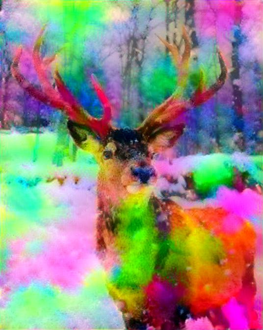 Winter Deer