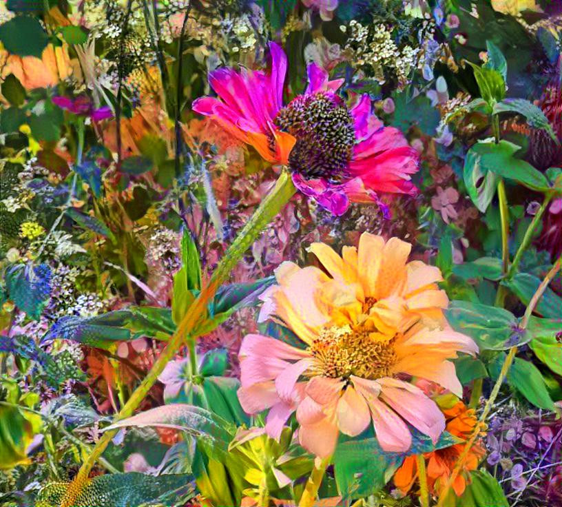 The Zinnias in Heaven