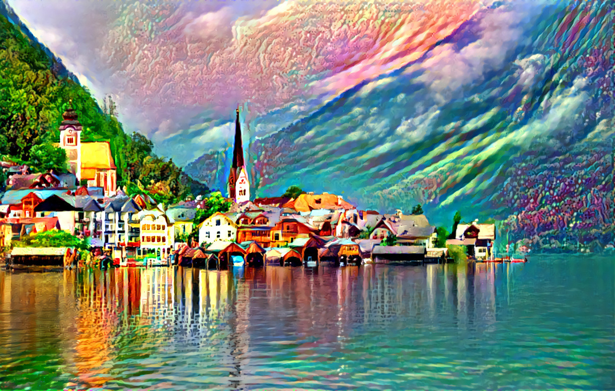 Hallstatt is a small community on the edge of Lake Hallstatt in Upper Austria