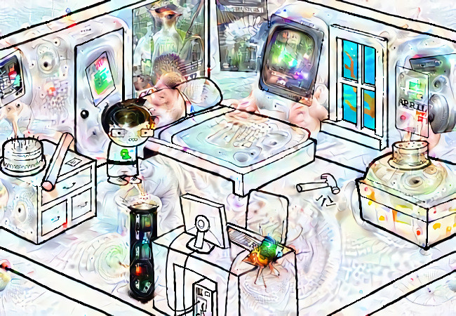 John's Room Deep Dream