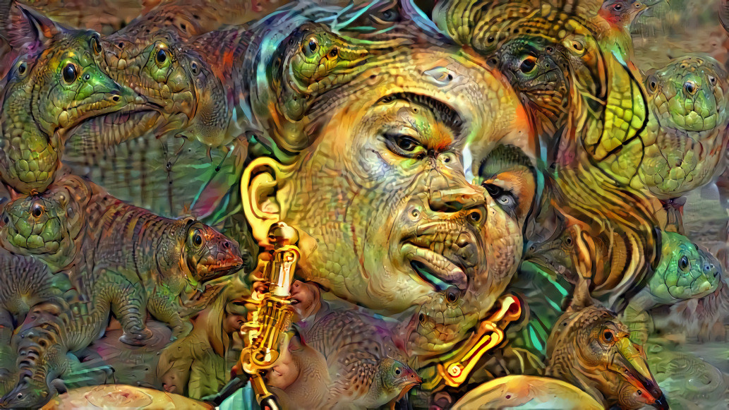 "Deep Dream Pinup"