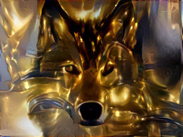 Gold Plated Wolf.