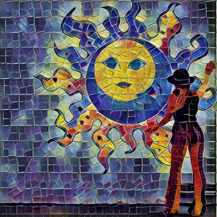 Sun & Moon Mural Mosaic