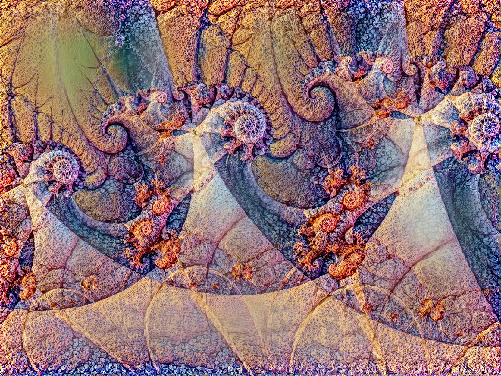 Colorful Sandstone Fractal