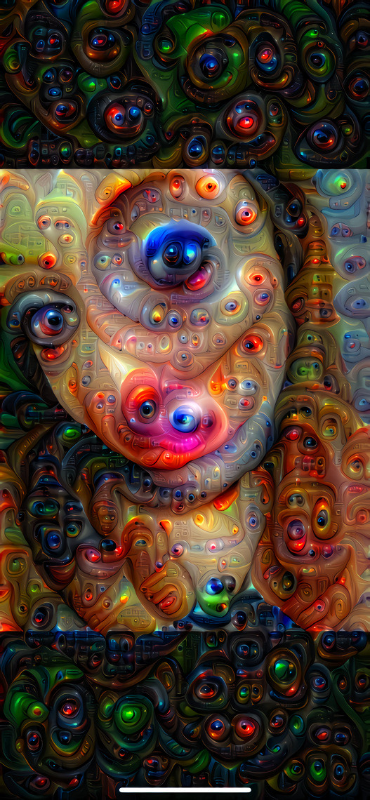 deep dream nightmare TRIPP GURL 