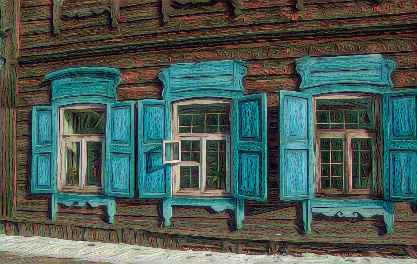 Irkutsk, Siberia   Wooden House