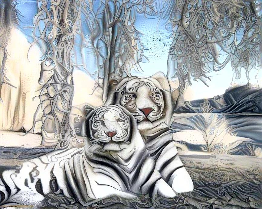 White tigers