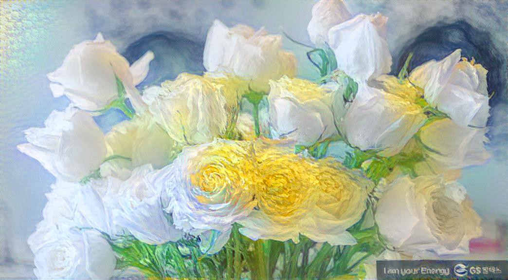 Yellow and White Roses