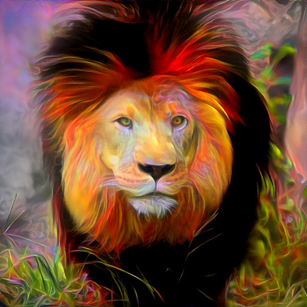 Rainbow Lion