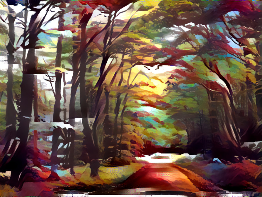 Painted forest