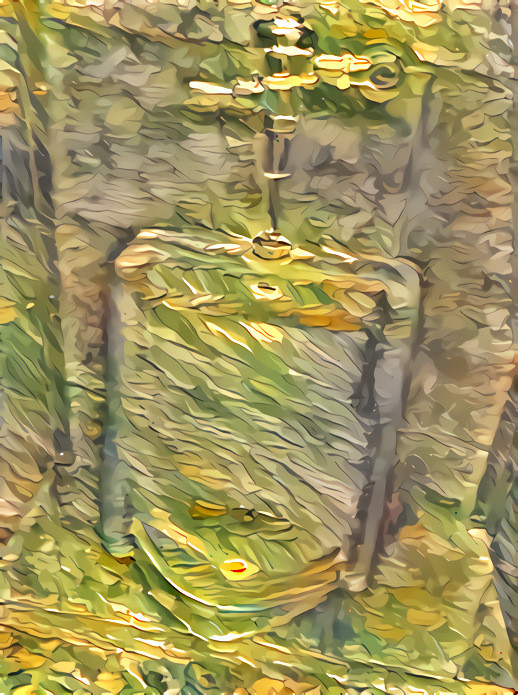 A Urinal in the Style of Vincent van Gogh #1