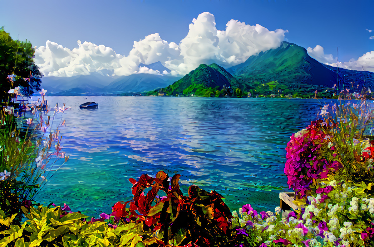 Lake at Annecy, France