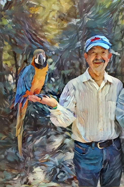 Hubby dreams of owning a parrot