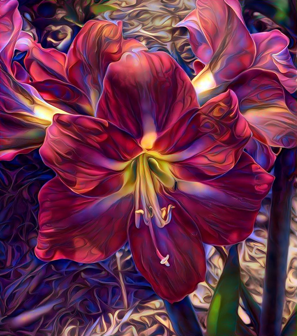 Flowers at the Bearded Dragon Pub, Tambourine QLD