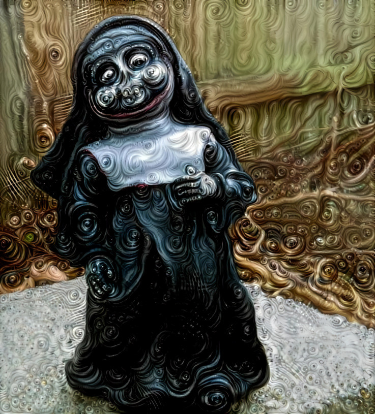 I painted a Skully Nun...more than once, thanks to my grandparents :)